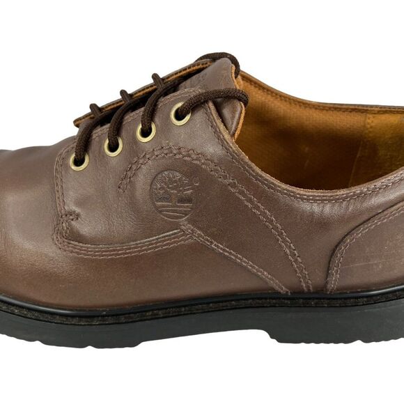 Timberland Men's Classic Waterproof Brown Leather Oxford  Size 11.5 - Picture 10 of 16